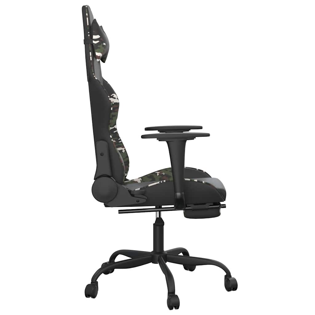 Gaming-Stuhl mit Massagefunktion Schwarz und Rot Kunstleder