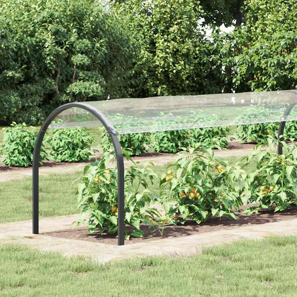 Transparente Plane mit Ösen 1x2 m PVC