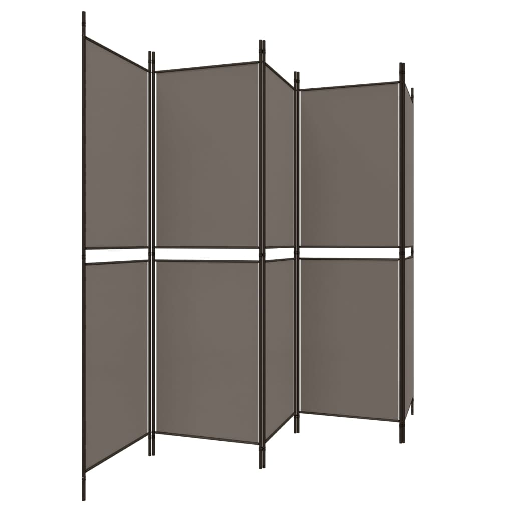 3-teiliger Raumteiler Beige 150 x 180 cm Stoff