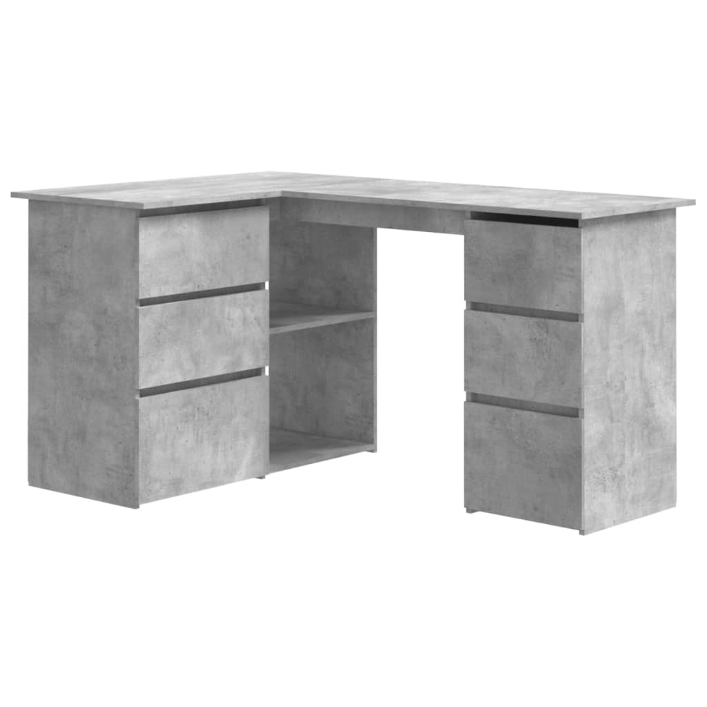 Eckschreibtisch Weiß 145x100x76 cm Holzwerkstoff