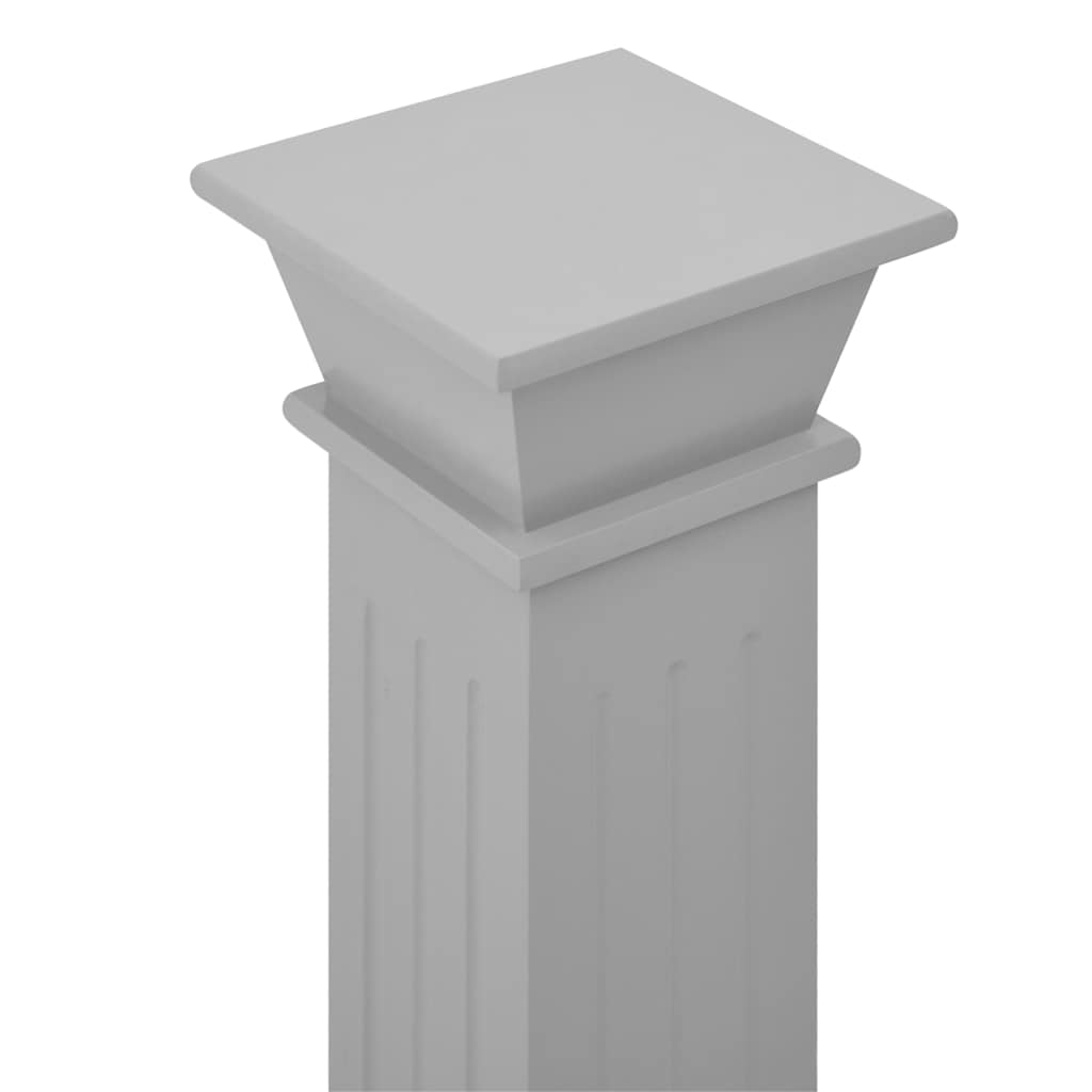 Säulen-Pflanzenständer Klassischer Stil Quadratisch MDF