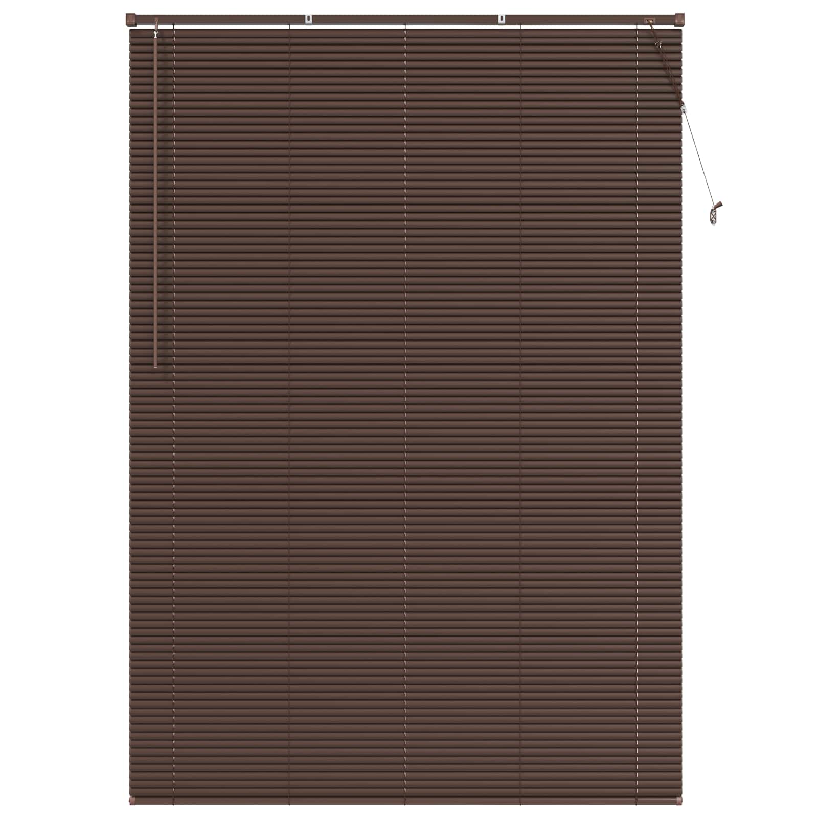 Jalousie Silber Grau 150 x 40 cm 25 mm PVC