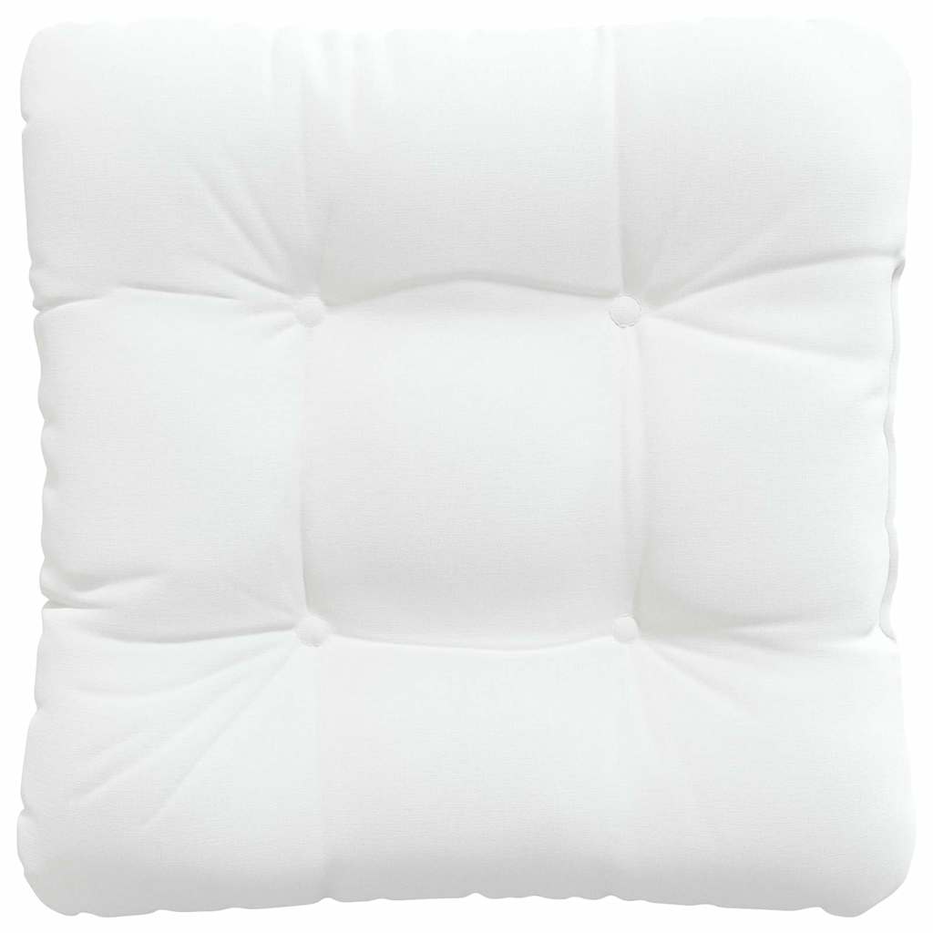 Sitzkissen 4 pcs Hellgrau 40 x 40 x 12 cm Stoff