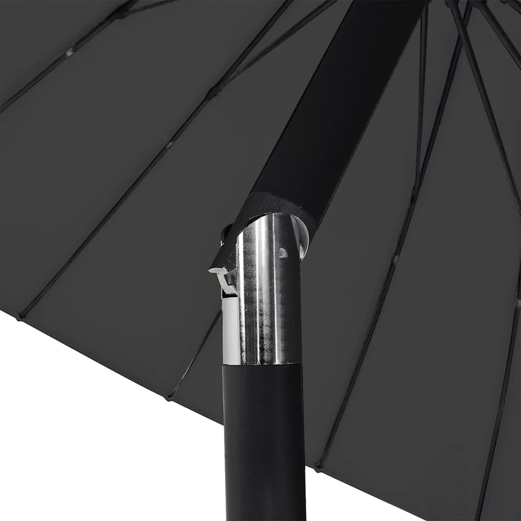 Sonnenschirm mit Aluminium-Mast 270 cm Grün