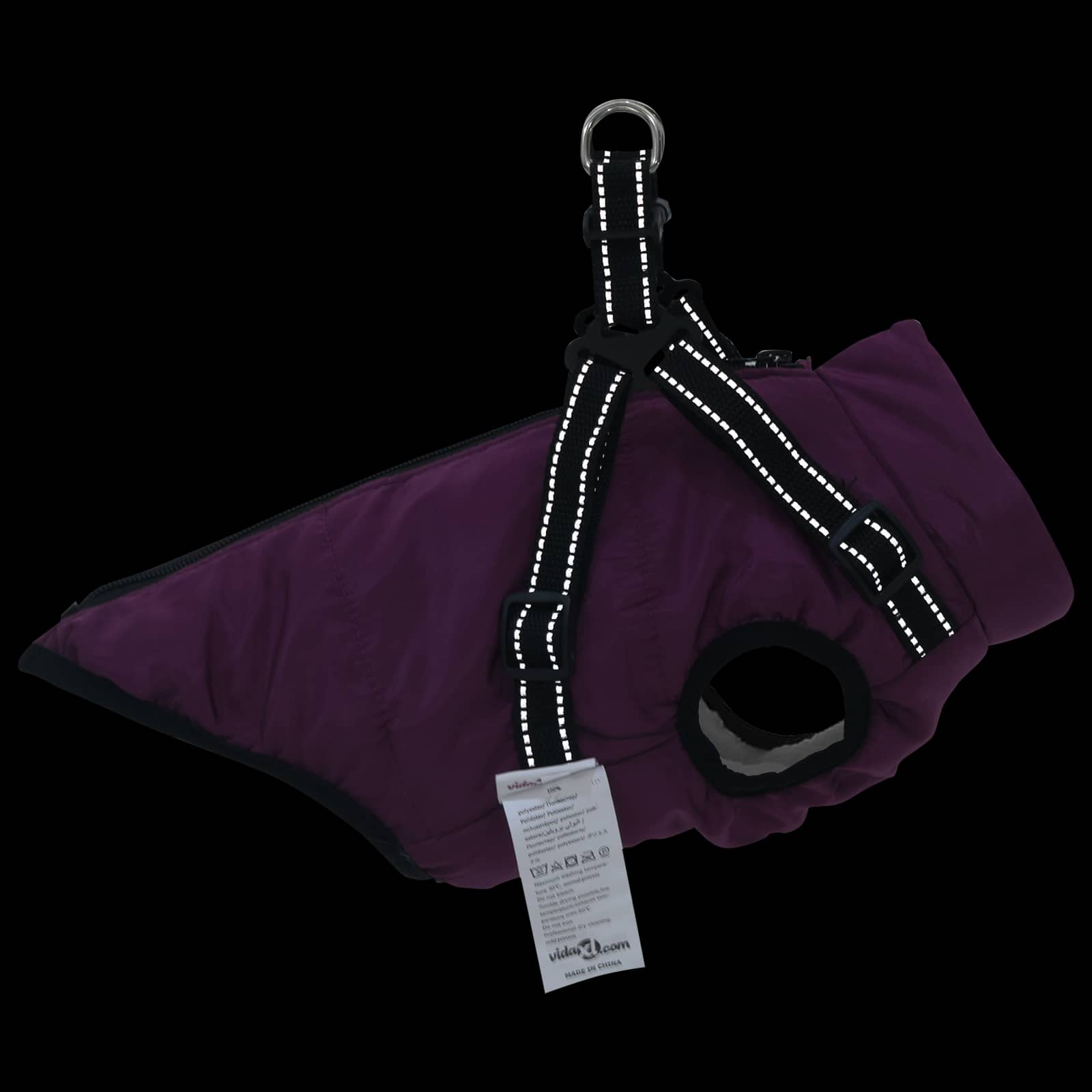 Hundemantel Rot L24 Fleece und Polyester