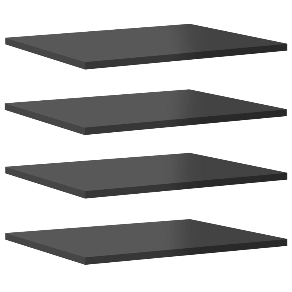 Bücherregal-Bretter 4 Stk. Weiß 40x10x1,5 cm Holzwerkstoff