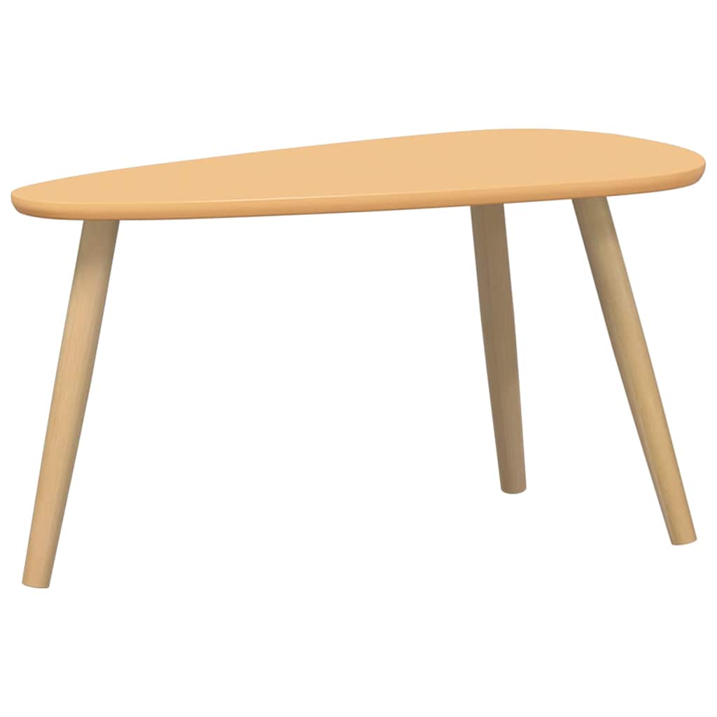 2-tlg. Couchtisch-Set Massivholz Kiefer Weiß