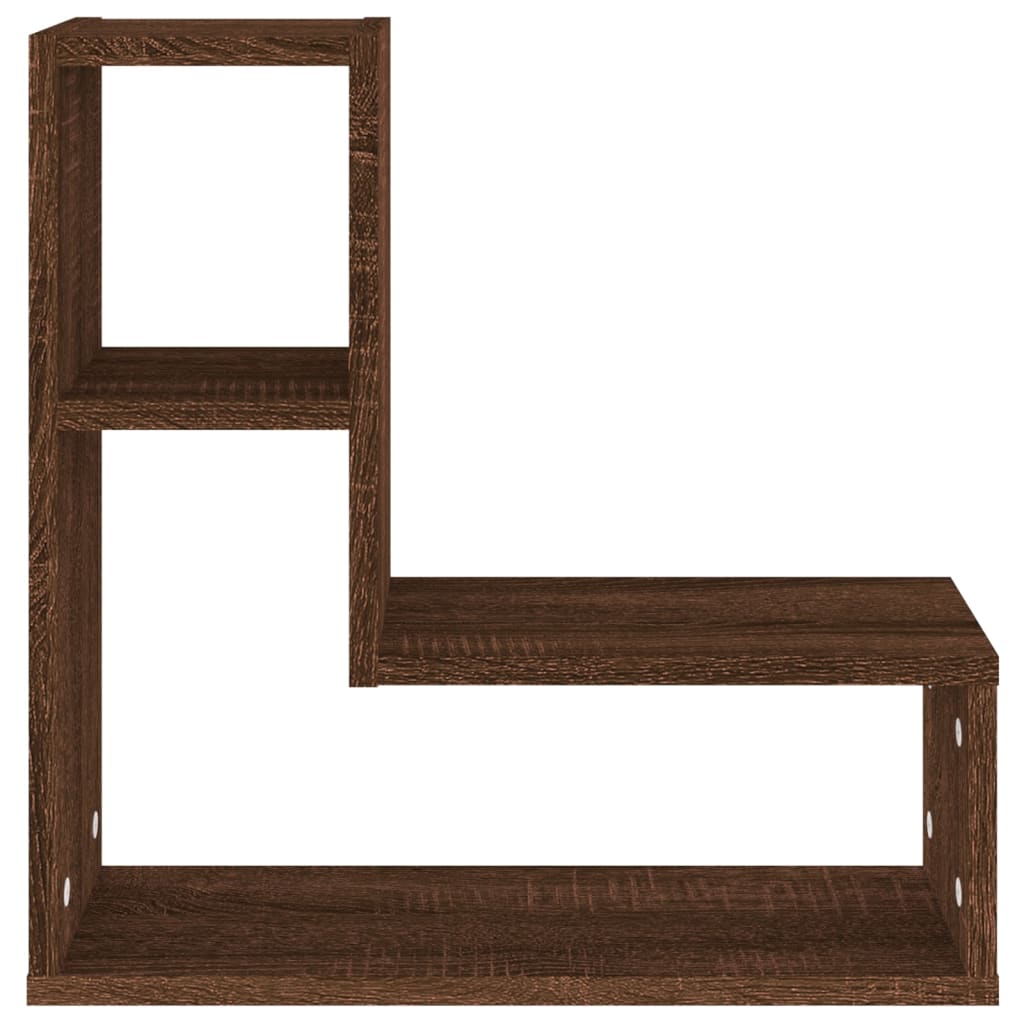 Wandregale 2 Stk. Weiß 50x15x50 cm Holzwerkstoff