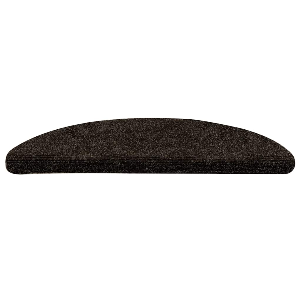Stufenmatten Selbstklebend 15 Stk. 56x17x3 cm Hellbraun Halbrund