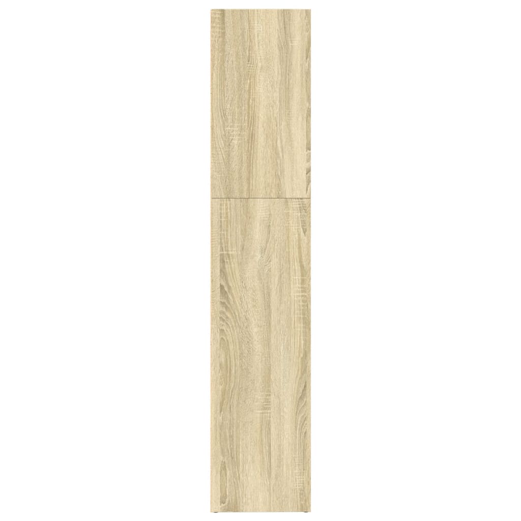 Bücherregal Weiß 80x30x189 cm Holzwerkstoff