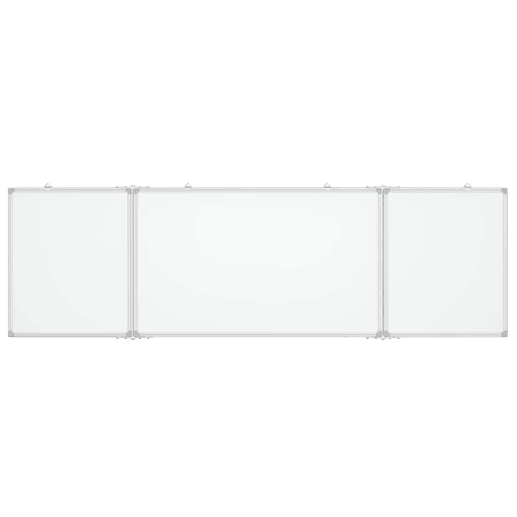 Magnetisches Whiteboard Klappbar 160x40x1,7 cm Aluminium