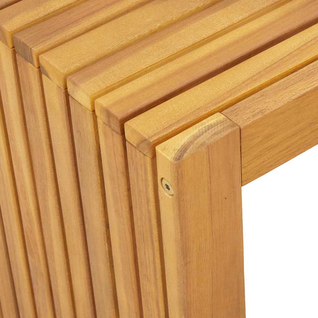 Beistelltisch Öl-Natur 70 x 35 x 35 cm Massivholz Akazie