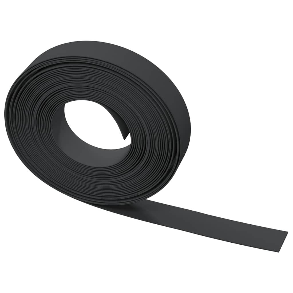 Gartenumrandung 25 m 10 cm PE Grau