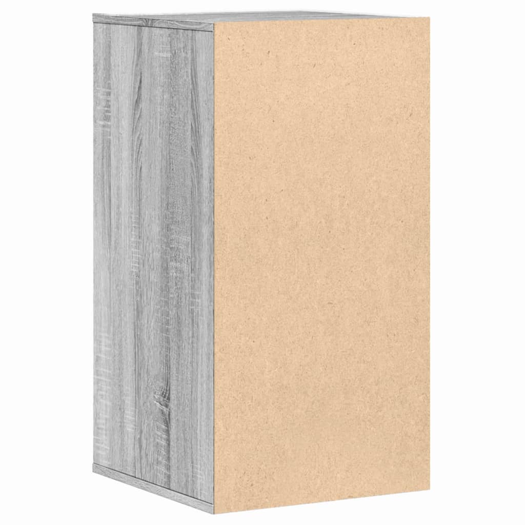 Schubladenschrank Schwarz Eichen-Optik 41 x 40 x 58 cm