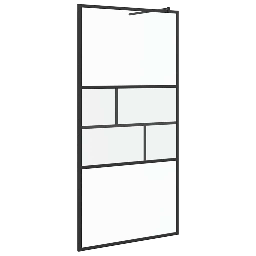 Duschwand für Begehbare Dusche mit Klarem ESG-Glas 80x195 cm