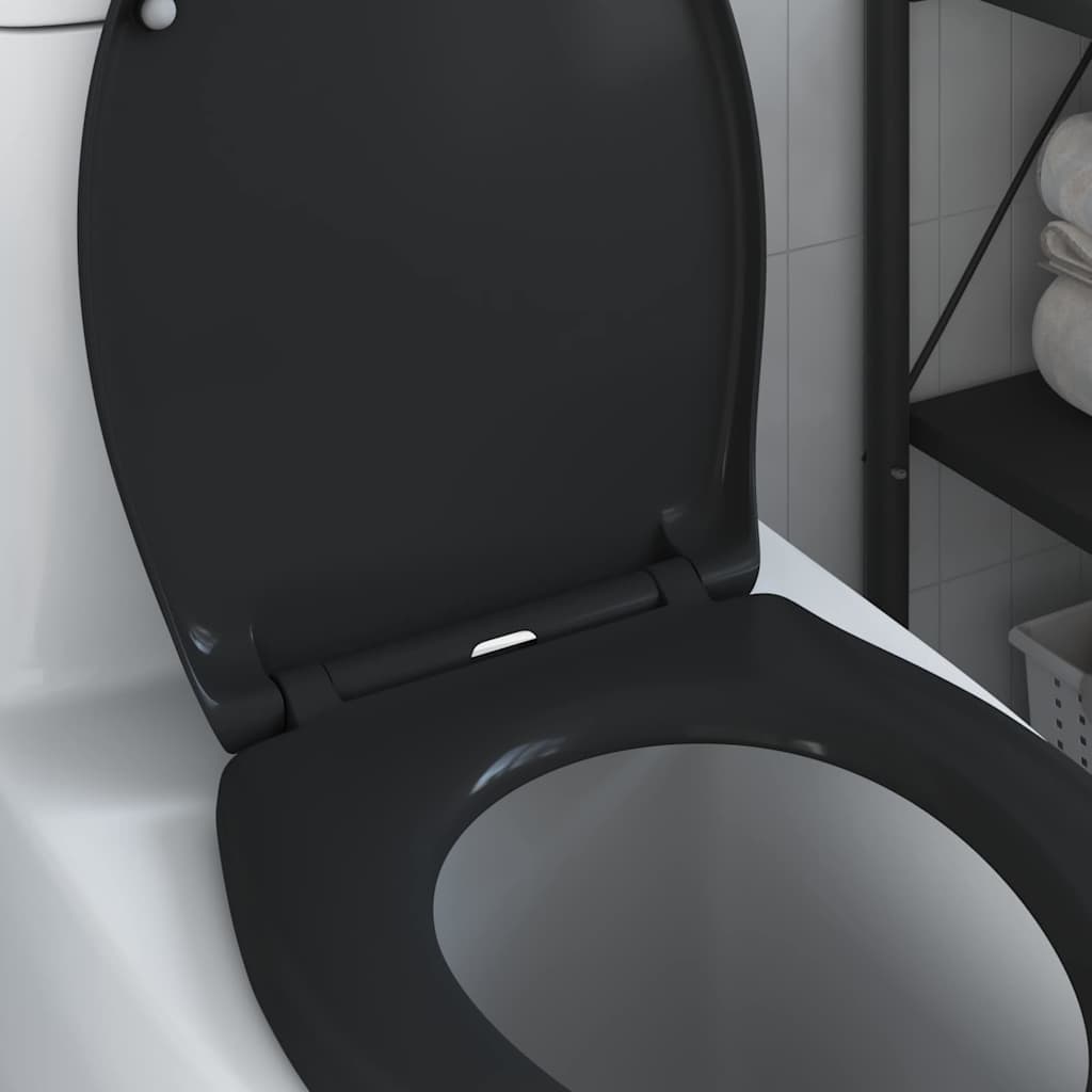 Toilettensitz Anthrazit 47 x 37 x 4 cm Duroplast