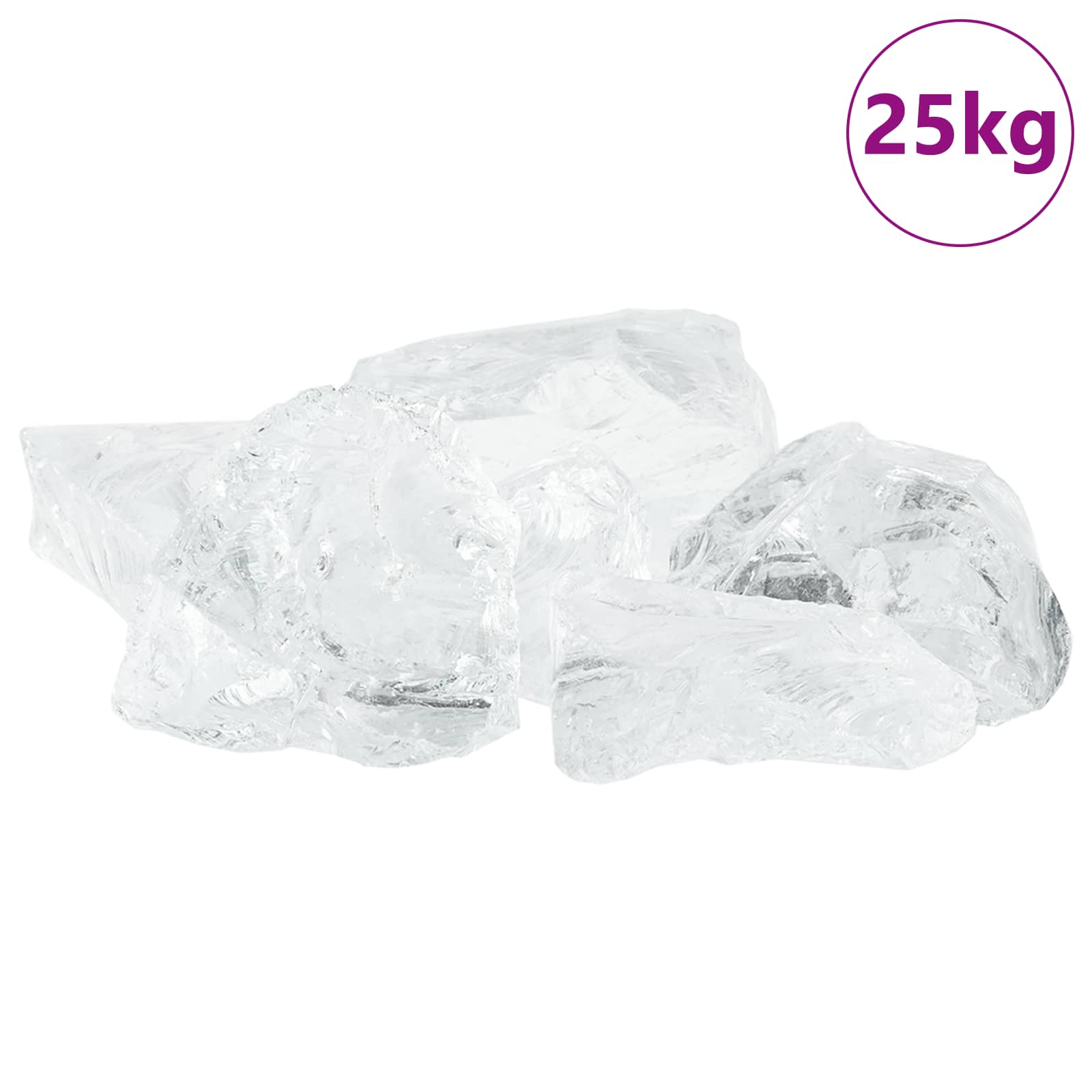 Gabionensteine aus Glas Grün 60-120 mm 25 kg