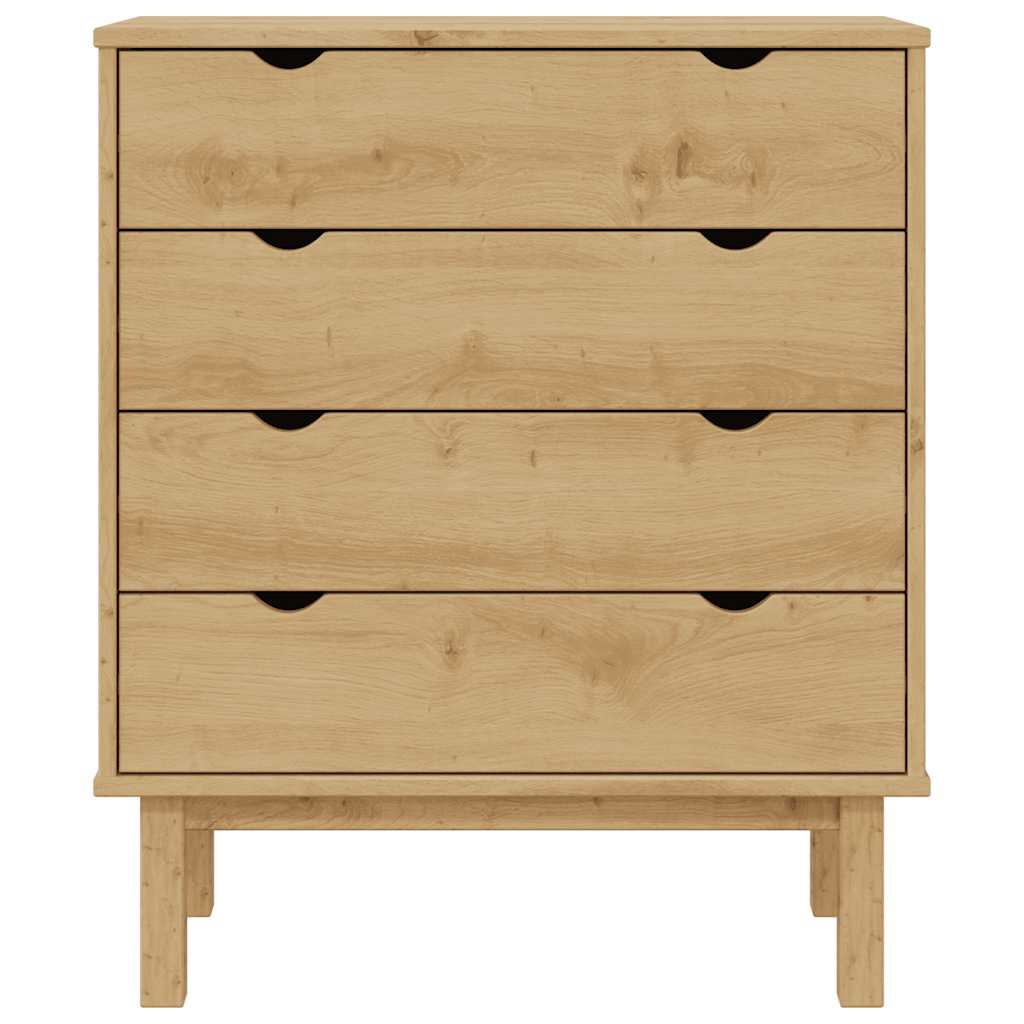 Schubladenschrank OTTA 76,5x39,5x90 cm Massivholz