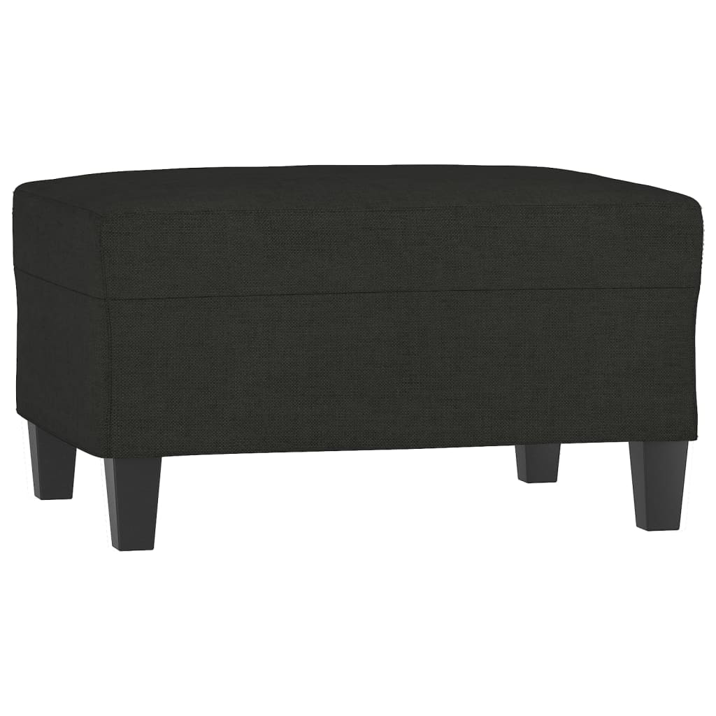 Fußhocker Hellgrau 60x50x41 cm Stoff