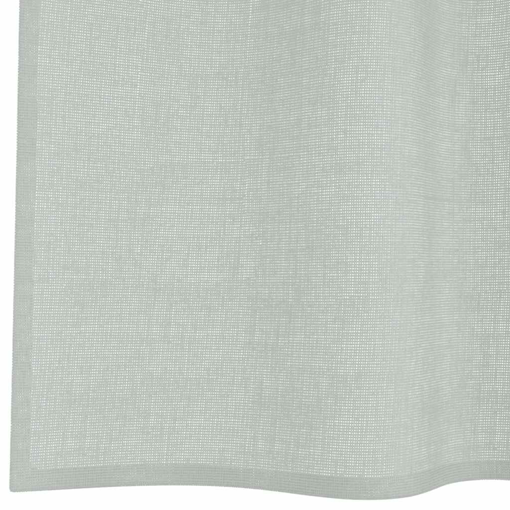 Voile Vorhänge mit Ösen 2 Stk. Apfelgrün 140x140 cm