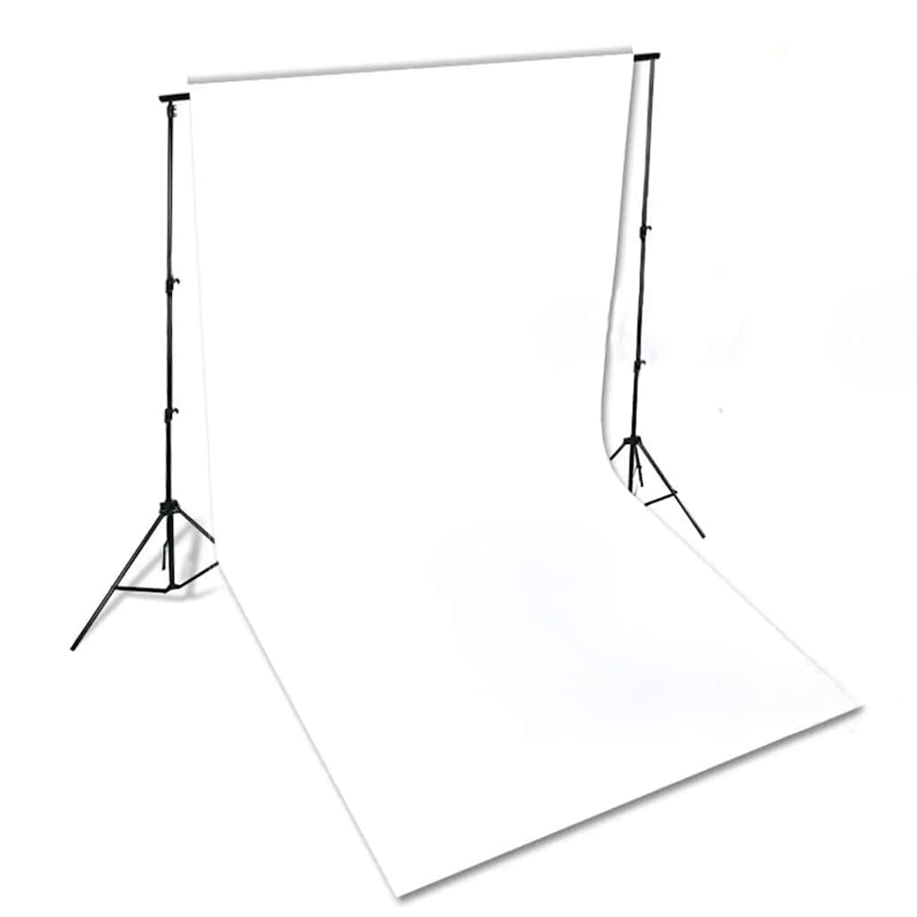 Fotostudio-Set mit Beleuchtung und Hintergrund