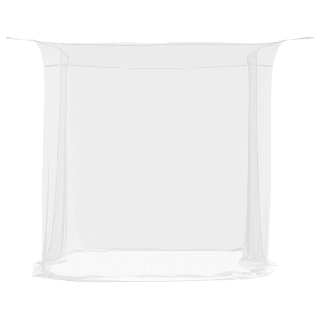 Moskitonetz zum Aufhängen 156 Mesh Weiß 220x100x150 cm