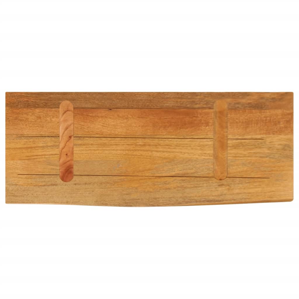 Wandregal 40x20x2,5 cm Rechteckig Massivholz Akazie Baumkante