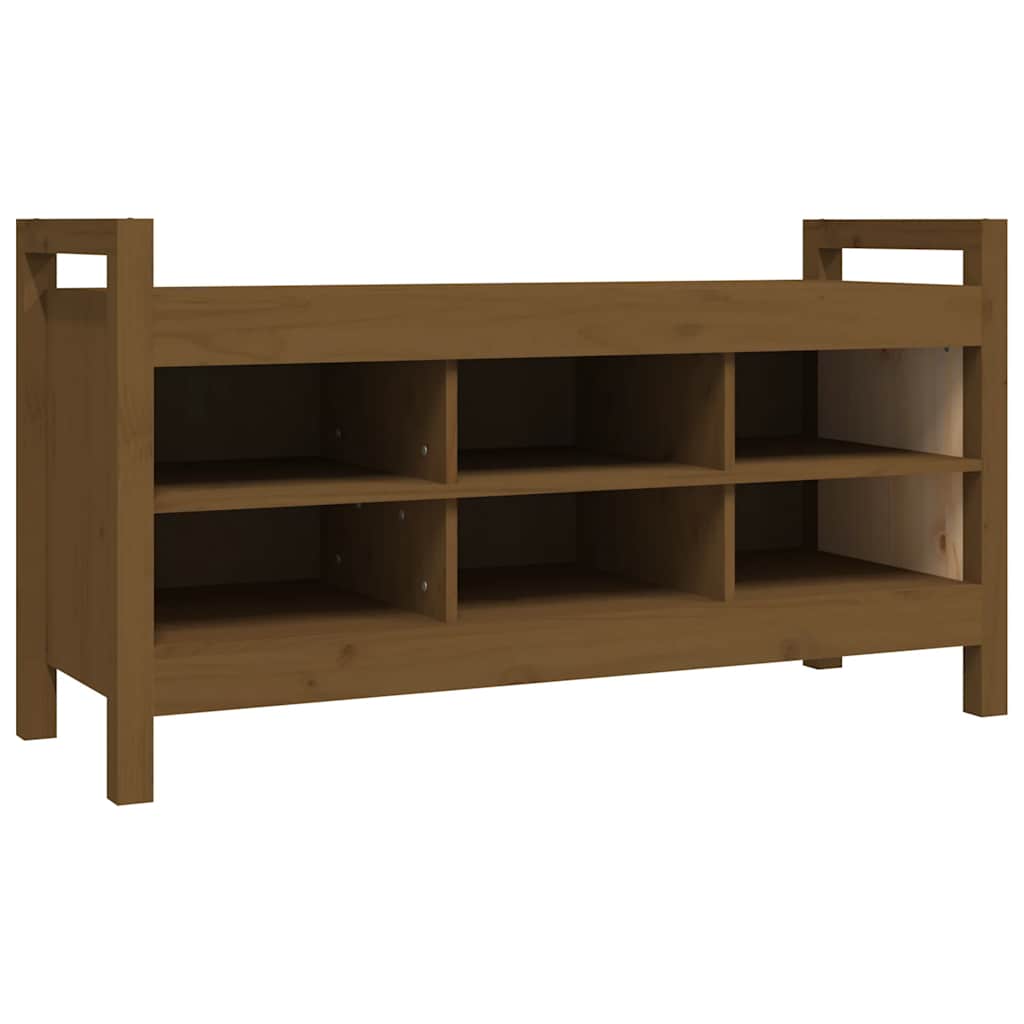 Flurbank 80x40x60 cm Massivholz Kiefer