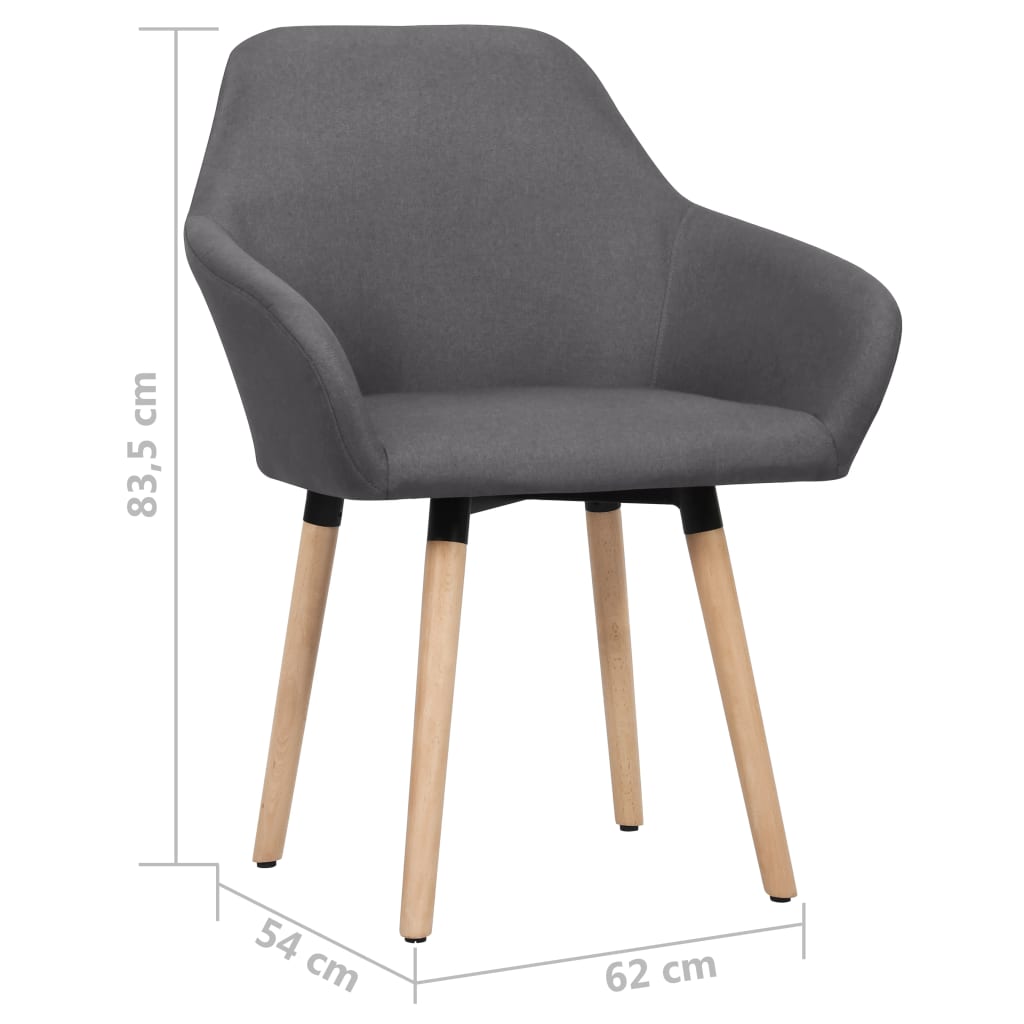 Esszimmerstühle 4 Stk. Blau Stoff