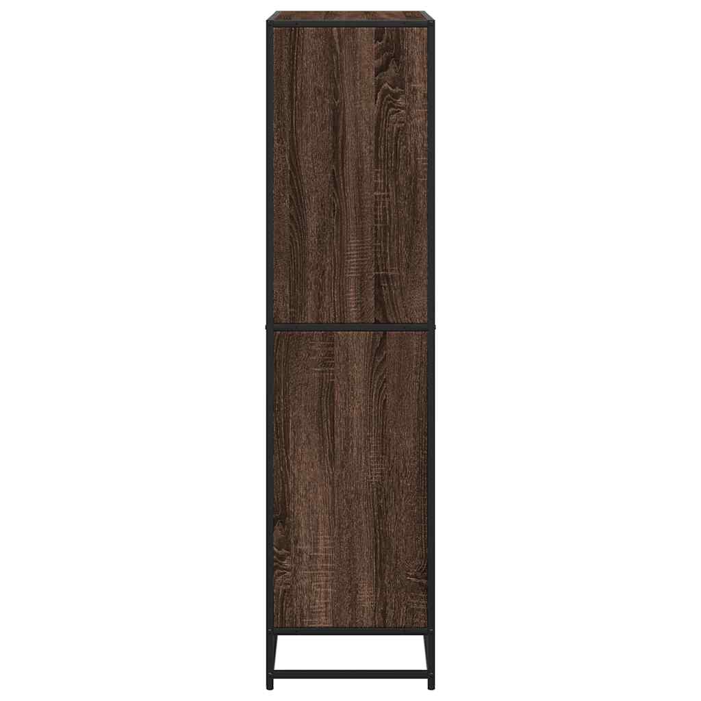 Bücherregal Schwarz 60x35x139 cm Holzwerkstoff