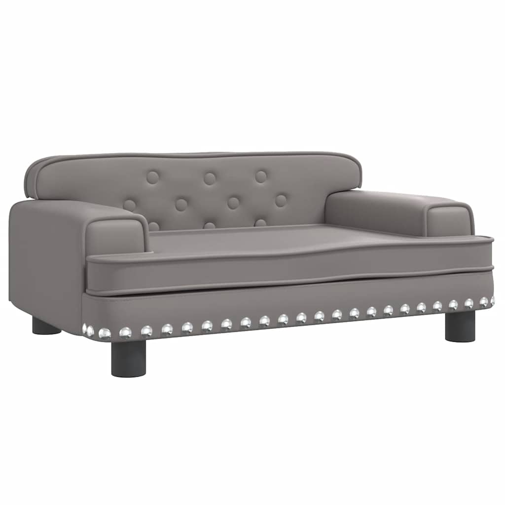 Hundebett Rosa 90x53x30 cm Samt