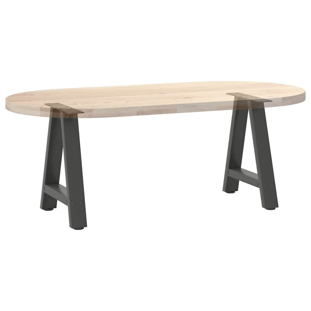 Couchtischbeine A-Form 2 Stk. 30x(30-31) cm Stahl