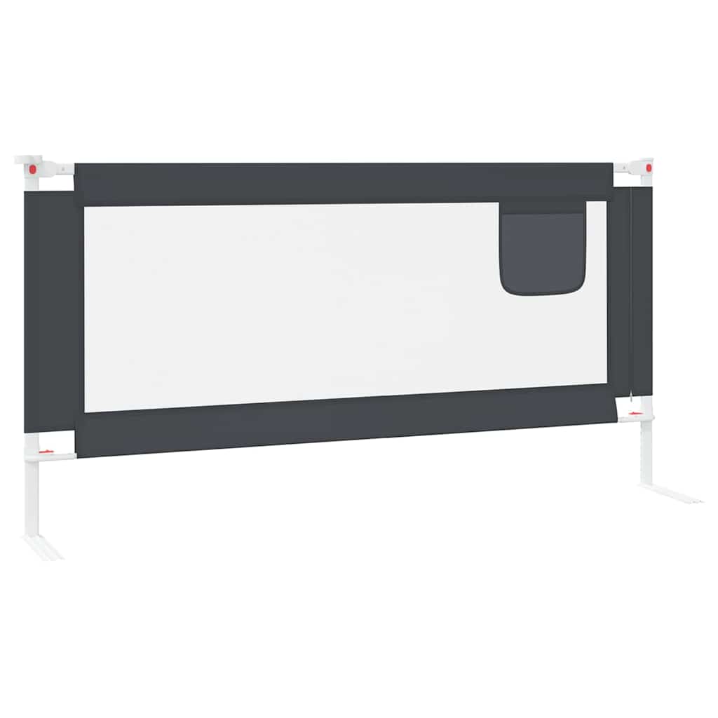 Kleinkind-Bettschutzgitter Grün 90x25 cm Stoff