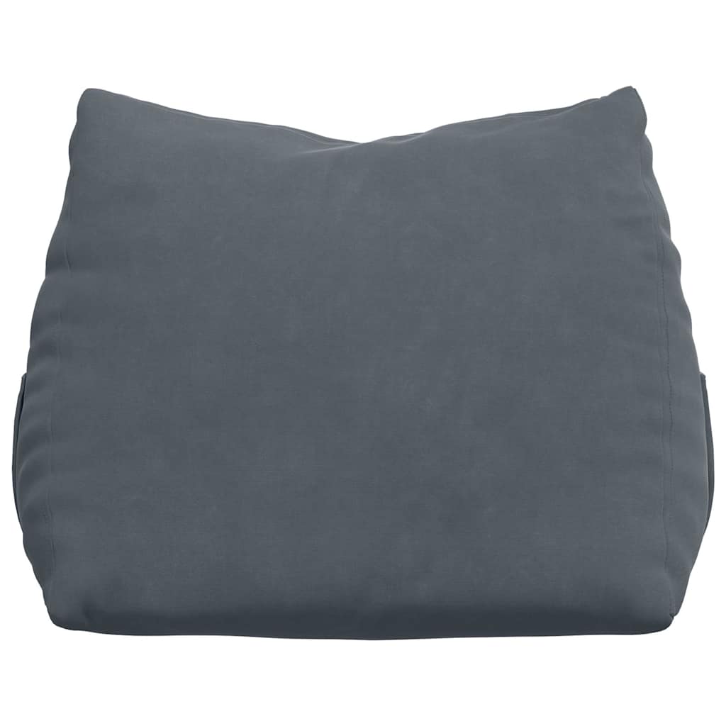 Rückenkissen Blau 45 x 20 x 35 cm Cordstoff