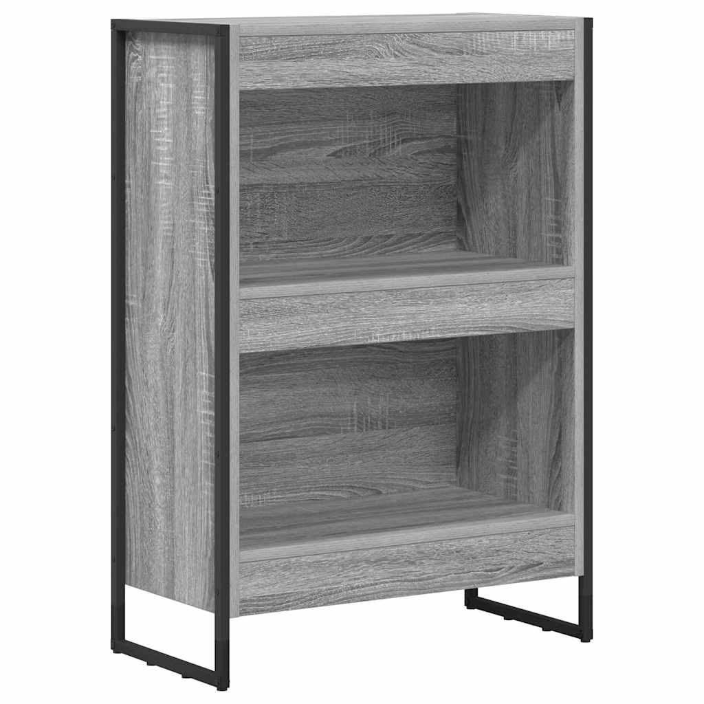 Bücherregal 2 pcs Schwarz Eichen-Optik 60 x 30 x 189,5 cm