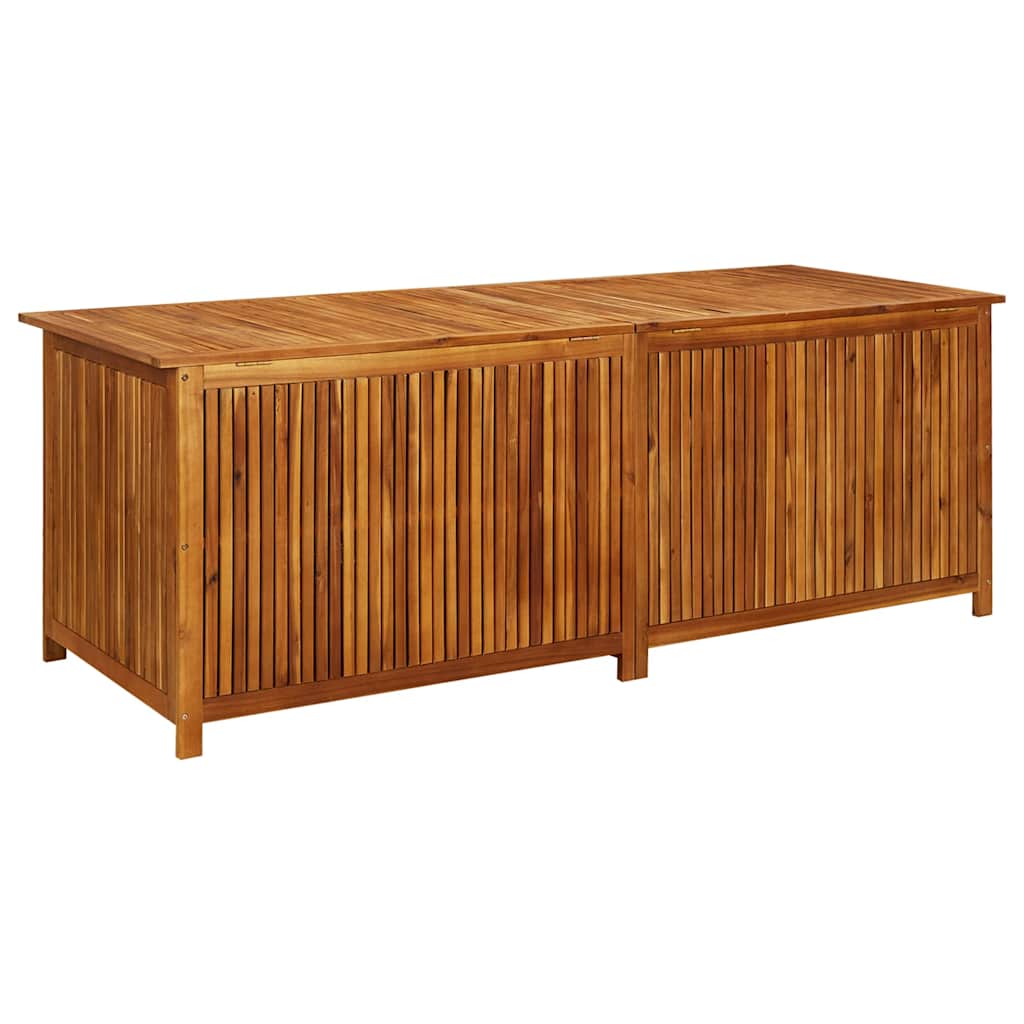 Garten-Aufbewahrungsbox 150x80x75 cm Massivholz Akazie