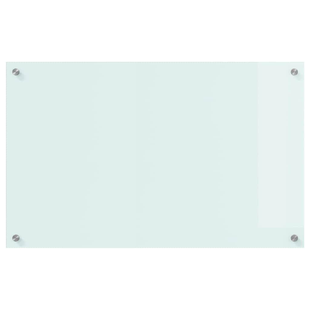 Küchenrückwand 2 pcs Weiß 70 x 40 cm Gehärtetes Glas