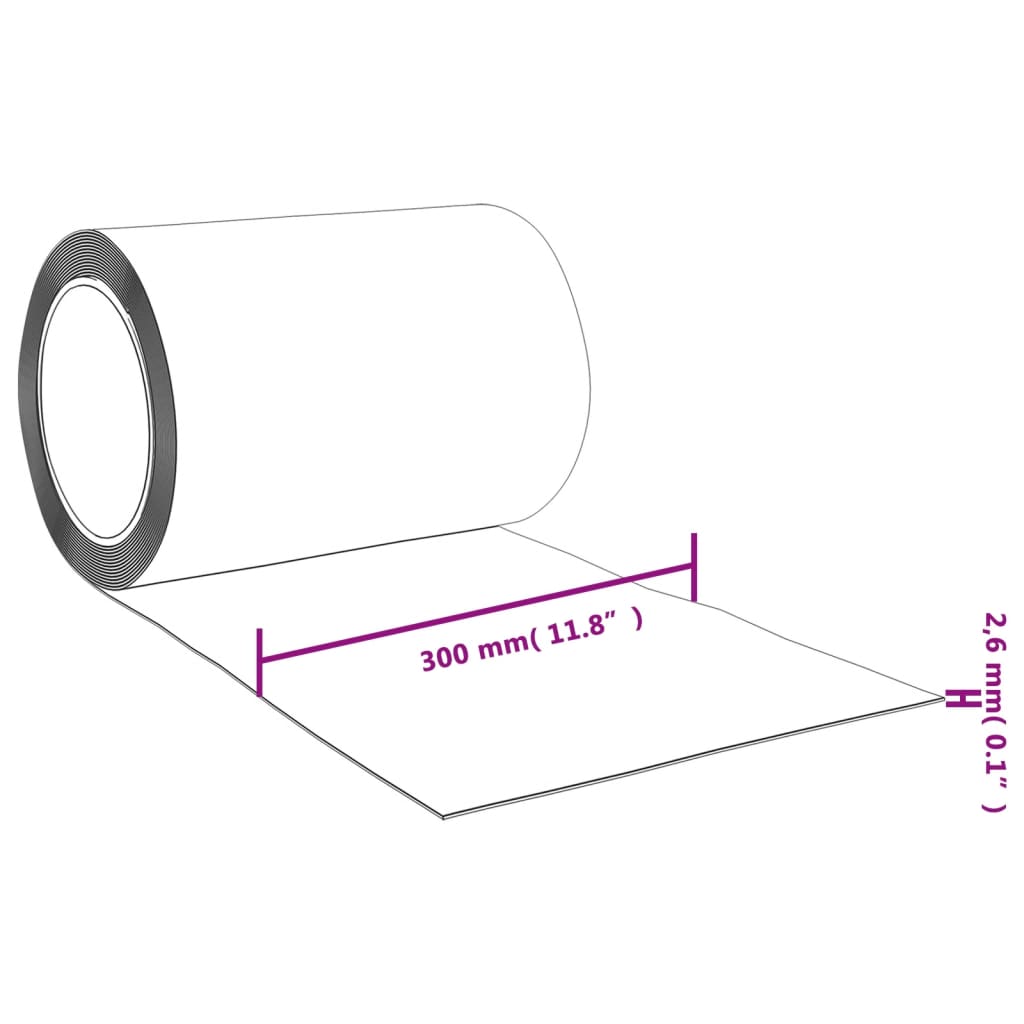 Türvorhang Transparent 200x1,6 mm 10 m PVC