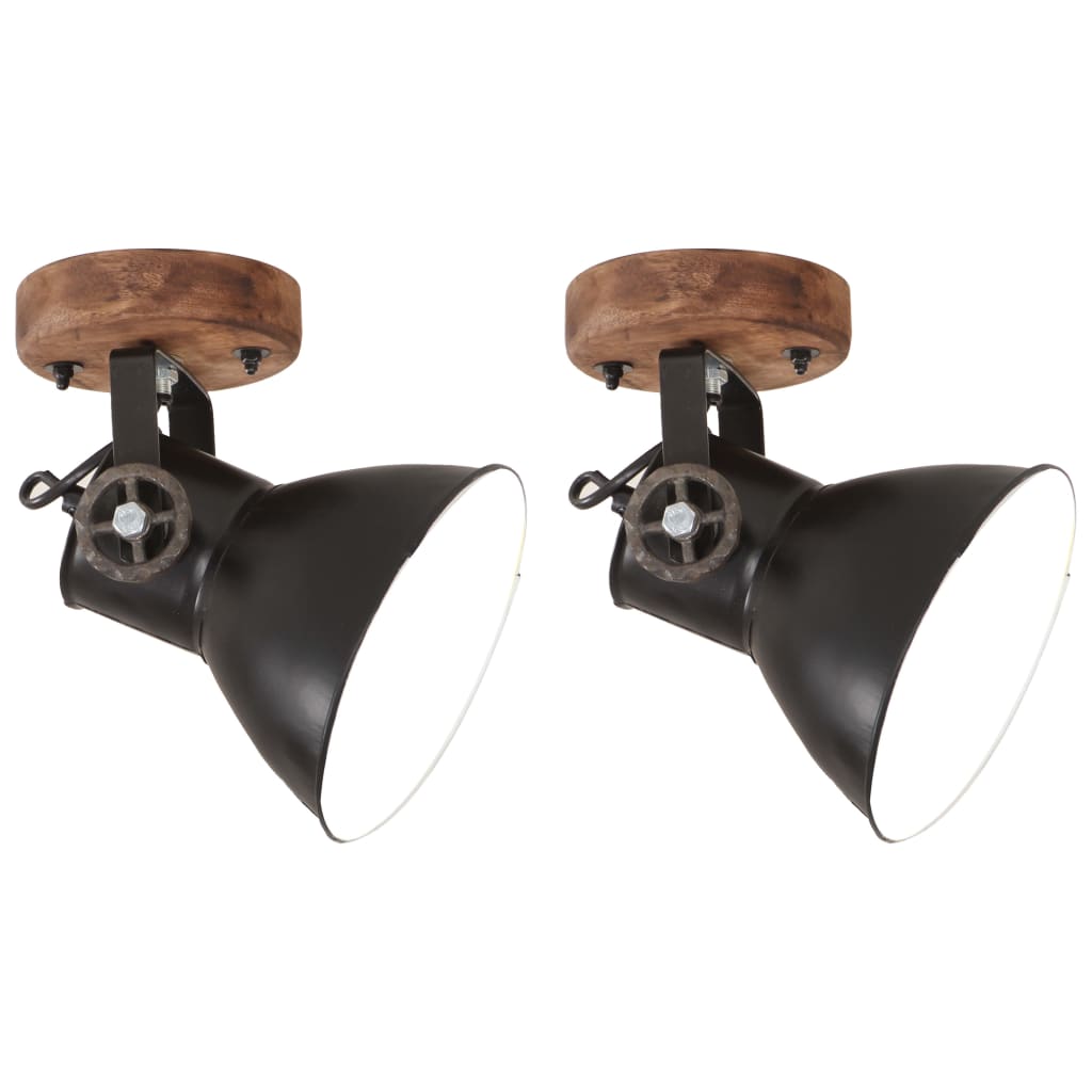Wandlampe Industriestil Silbern 45x25 cm E27