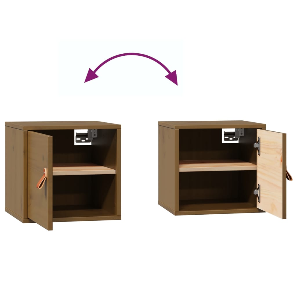 Wandschrank 31,5x30x30 cm Massivholz Kiefer