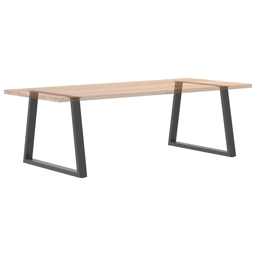 Couchtischbeine V-Form 2 Stück Schwarz 30x(30-31,3) cm Stahl