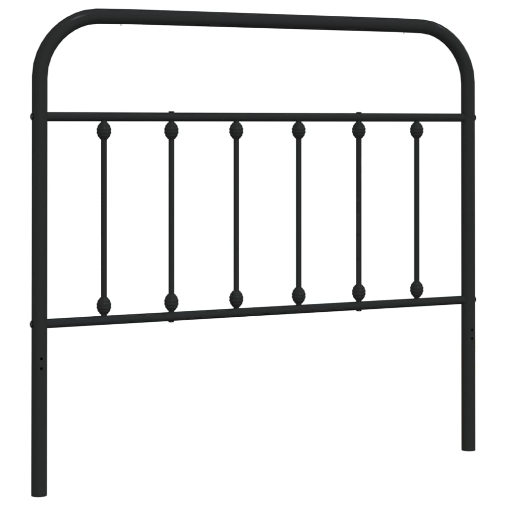 Ersatz-Kopfteil Metall Schwarz 75 cm