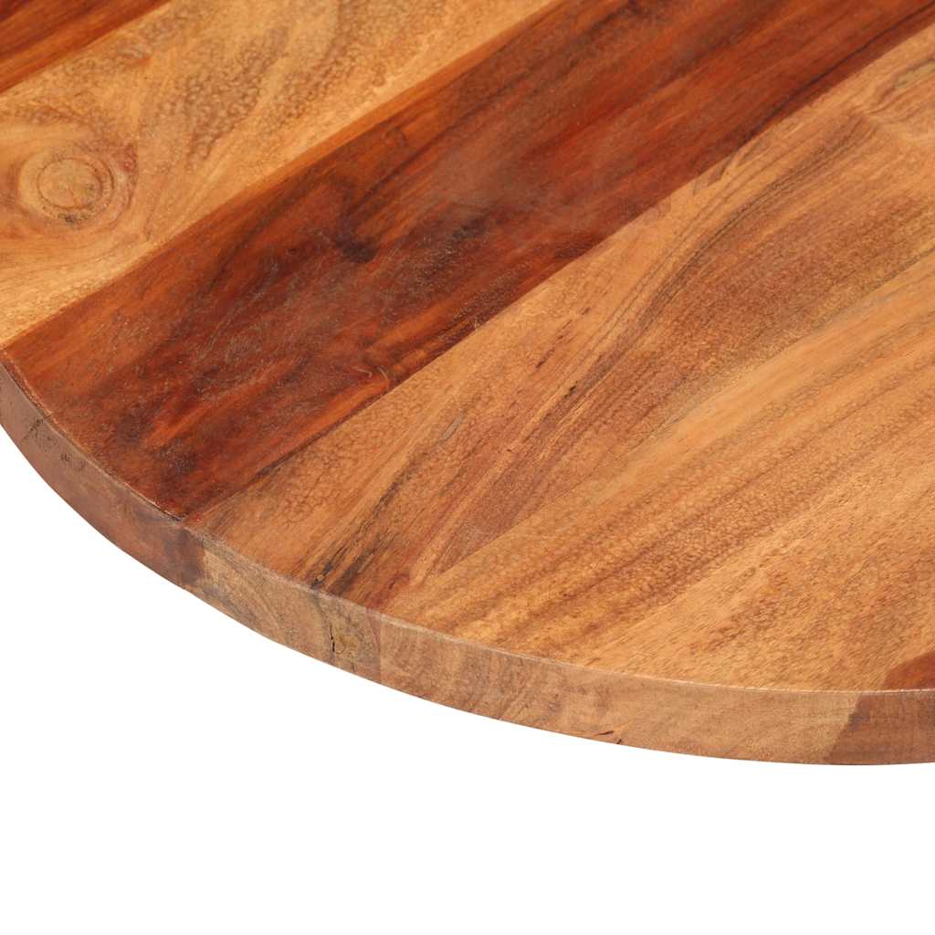Tischplatte Massivholz Akazie Rund 15-16 mm 40 cm