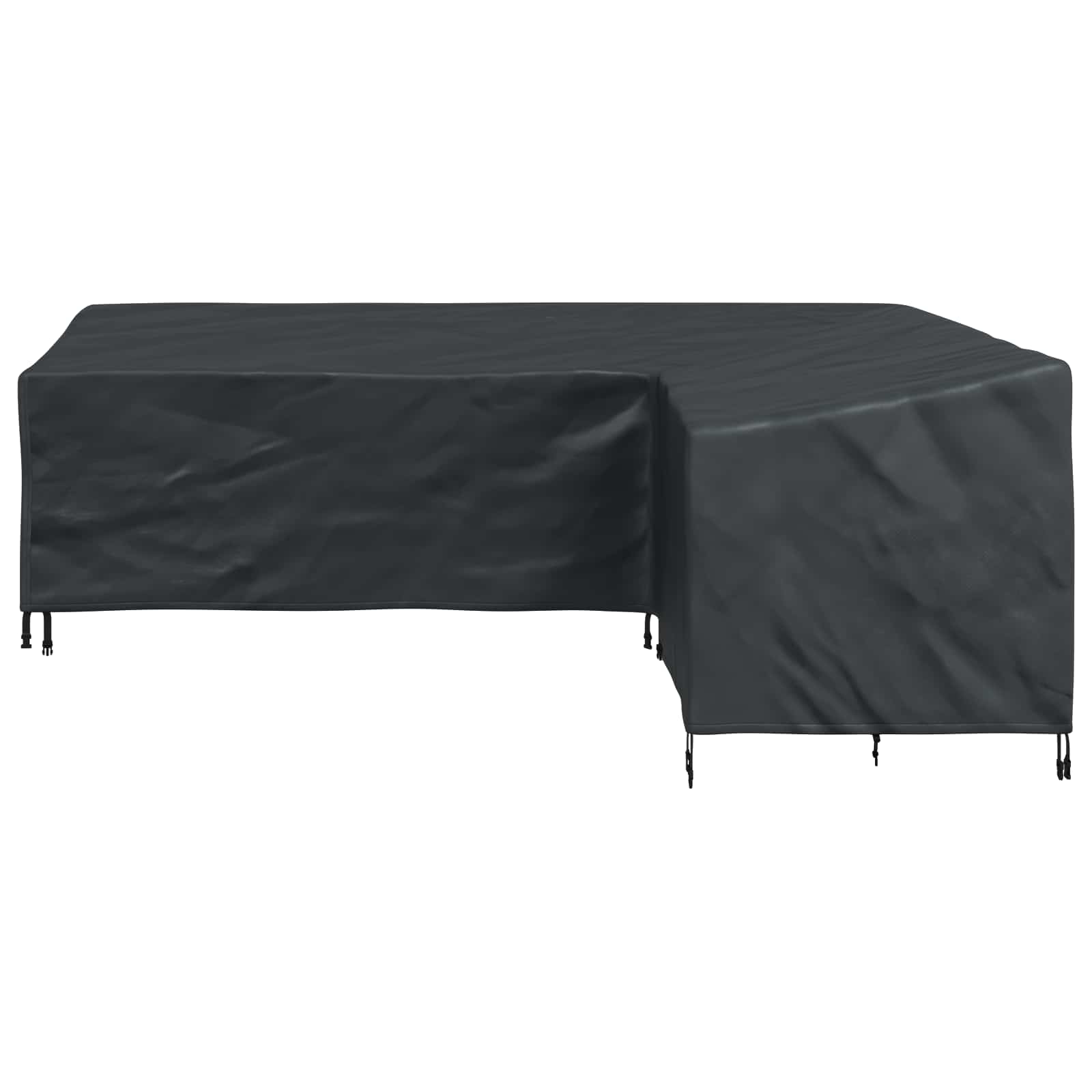Möbelbezug Schwarz 235 x 235 x 85 cm 210D Oxford Stoff