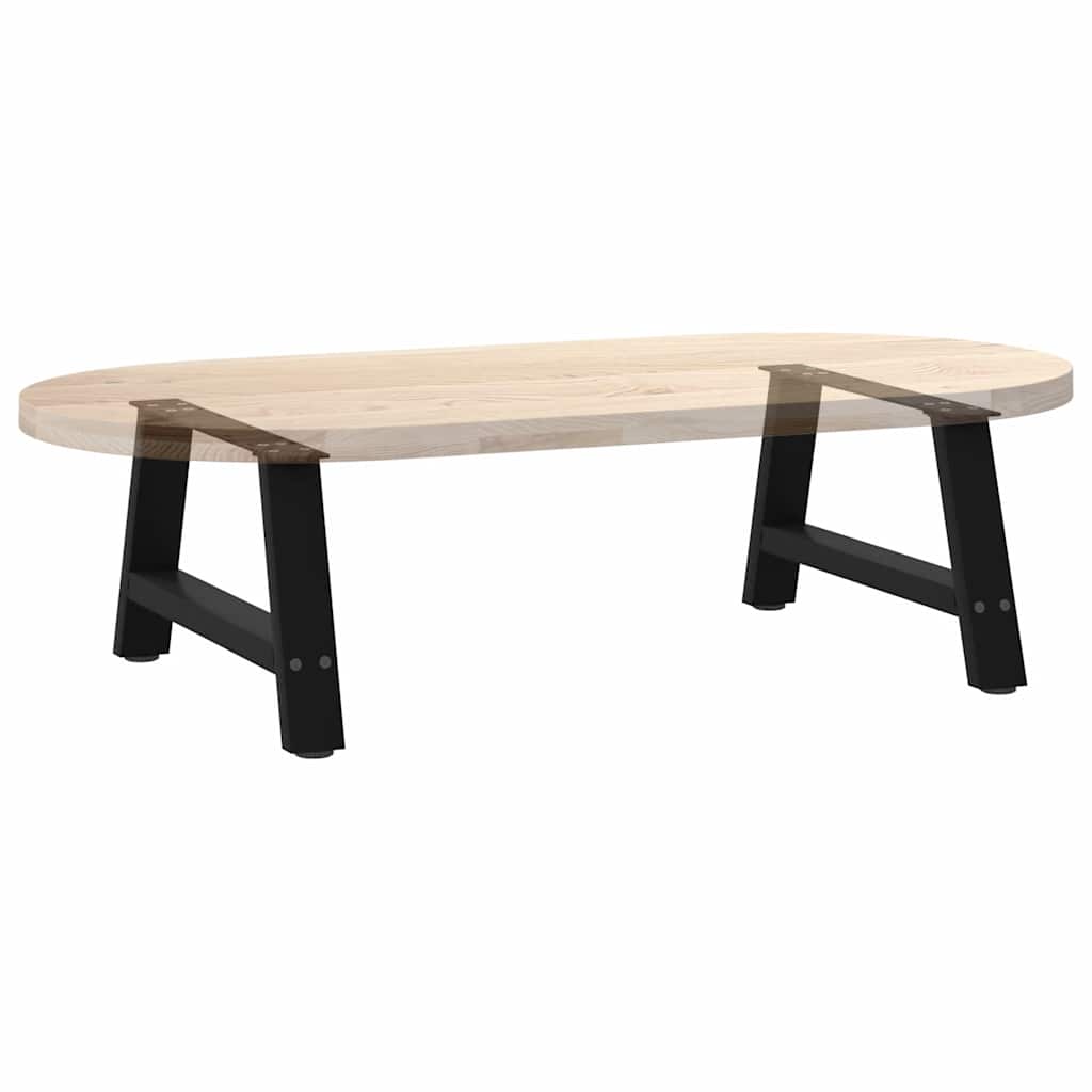 Couchtischbeine A-Form 2 Stk. 30x(30-31) cm Stahl