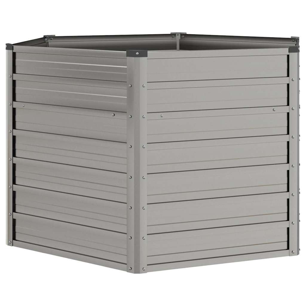 Hochbeet Rostig 129x129x45 cm Cortenstahl