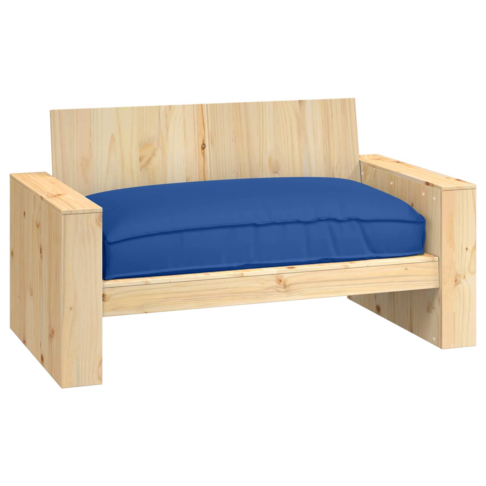 Kissen Anthrazit 120 x 80 x 12 cm Oxford-Stoff
