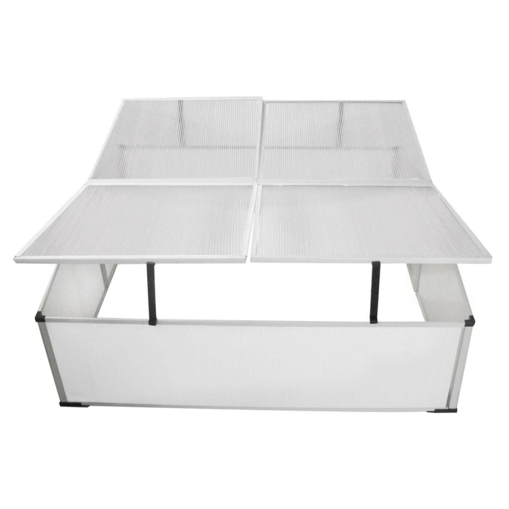 Frühbeet mit 4 Deckeln