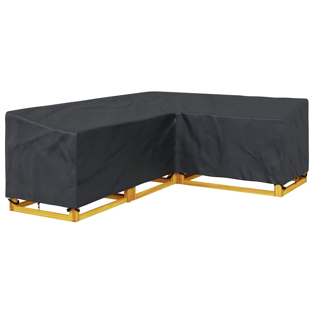 Möbelbezug Schwarz 235 x 235 x 85 cm 210D Oxford Stoff