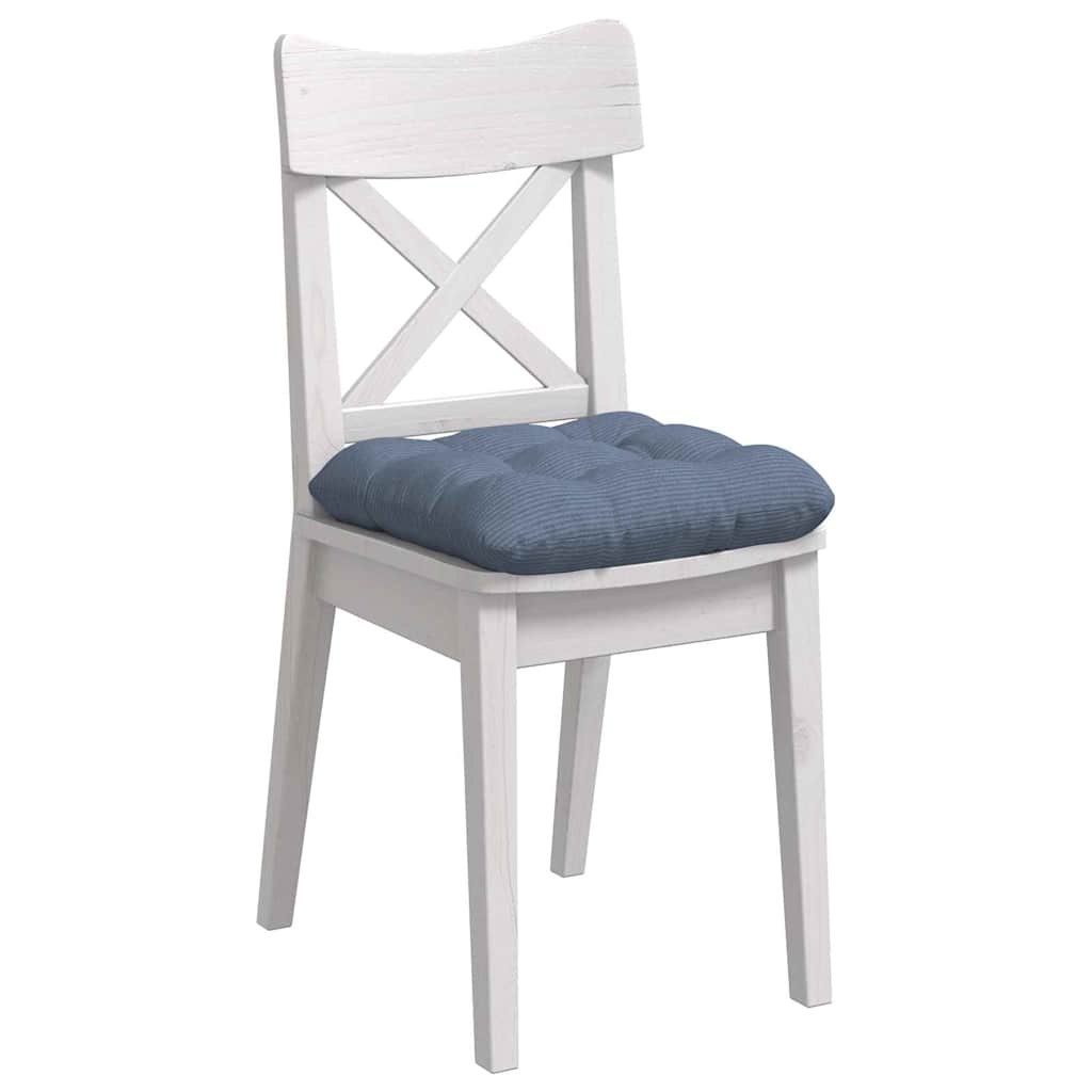 Sitzkissen 4 pcs Hellgrau 40 x 40 cm Cordstoff